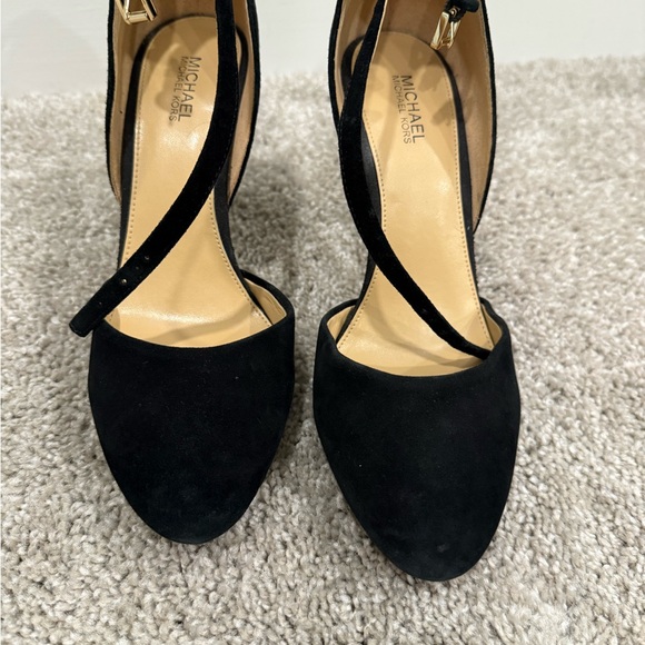 Michael Kors Shoes - Michael Kors Black Suede Heels